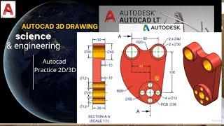 How to create 3D design in Autocad  How to Convert 2D to 3D objects in Autocad  AutoCAD 3D Design