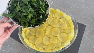 PATATES VE ISPANAK UYUMUNA BA-YIL-DIM  MİSAFİRLERİM BU TARİFİ ÇOK BEĞENDİ  KESİNLİKLE DENEYİN 