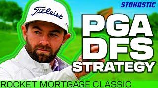 DFS Golf Preview Rocket Mortgage 2024 Fantasy Golf Picks Data & Strategy for DraftKings