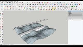 Sketchup Eğimli Arazide Yol Nasıl Yapılır  Easy Road Modeling in Sketchup  Sketchup Sandbox Plugin