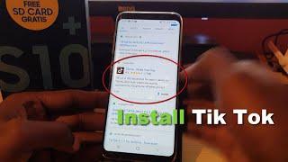 Cant Download Tik Tok from Google Play Android Try This