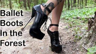 Ballet Boots Walk High Heels Ballet Boots Ballet Boots Outdoors Ballet Boots in Forest vol. 58