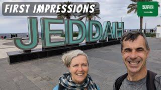 JEDDAH SAUDI ARABIA  جدة  First Impressions Exploring Corniche 