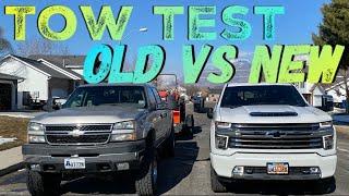 2021 Duramax vs 2006 Duramax Towing Test