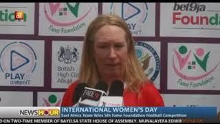 AIT media report on FAME annual womens day football tournament