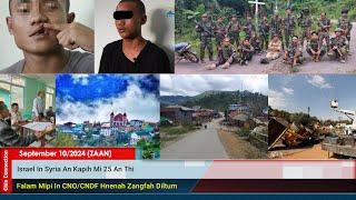 September 10 Zan CDF-Hualngoram Ralkap Pawlih Kaihmi Mi 2 ih Tongkam Rizua Khuapi Ah Thilri Man A