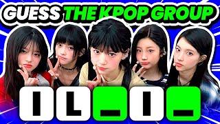 GUESS THE KPOP GROUP BY INCOMPLETE NAME EASY - HARD  ️ Guess The Kpop Group - KPOP QUIZ 2024