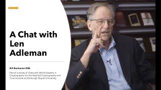 World-leaders in Cryptography Len Adleman