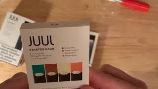 JUUL STARTER KIT UNBOXING