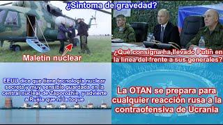 Putin alborota el gallinero Occidental al aparecer en el frente de guerra con el maletín nuclear