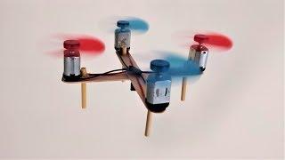 Making drone using Popsicle sticks