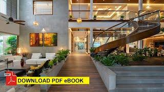 Modern Tropical House in Ernakulam Kerala with Sloping Roofs  Silpi Architects Home Tour.