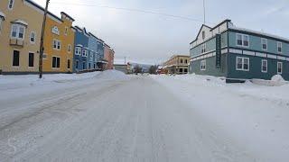 Driving around Dawson City Yukon