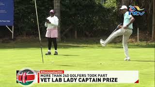 Golf Willy Mastamet and Njeri Wakahiu crowned winners of the Lady Captains Prize