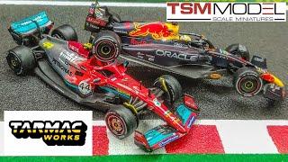 TARMAC WORKS VS MINI GT 164 SCALE F1 MODEL Mercedes W13 and REDBULL RB18 Diecast Comparison