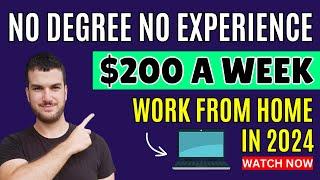 NO Degree NO Experience Work From Home Jobs - Easy Online Jobs From Home