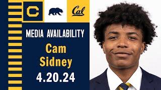 Cal Football Spring Showcase Cam Sidney Media Availability 4.20.24