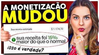 NOTÍCIA DE ÚLTIMA HORA Mais Mudanças na Monetização do YouTube