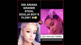 Did Ariana Grande steal Soulja Boys Flow on new song??