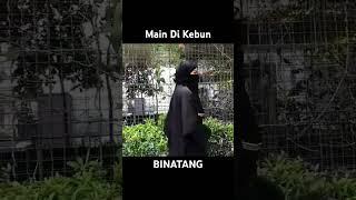 dikebun binatang #shorts #hijaber