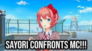 Sayori Confronts MC DDLC MOD The Rising Night Part 2