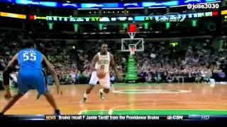 Jeff Green Poster Dunk Over Nikola Vucevic -  Magic @ Celtics 212013