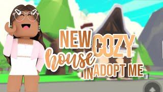 TOUR + REVIEW of the new COZY CABIN update in adopt me - roblox