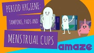 Period Hygiene Tampons Pads and Menstrual Cups