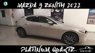 Mazda 3 Zenith 2022Nuevo color Platinum Quartz