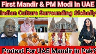 Meet Pm Modi & First Mandir In UAEWorld Praising India And Following Indian CultureMehwish Naz