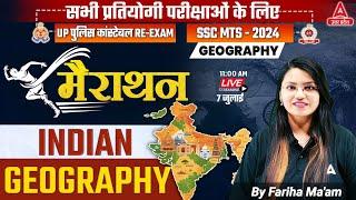 Indian Geography Marathon Class For SSC MTS And All Competitive Exams  By Fariha Mam