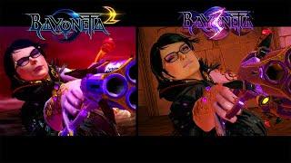 The Witch of Genesis Bayonetta 2 vs Bayonetta 3 ComparisonShowcase