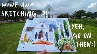  Travel Sketching South Africas Historical Gem Stellenbosch