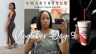 Vlogtober day 9 Getting A Haircut At Walmart SmartStyle Dealing With Alopecia Areata  SHEIN Haul