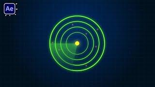 Radar Animation in After Effects Tutorials