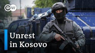 Serbian troops on alert after violent clashes in Kosovo  DW News