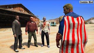 Los Santos Becomes Zombie Land GTA 5  Homelander vs Zombies  Zombie Infection Mod GTA V