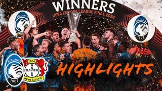 LATALANTA VINCE LEUROPA LEAGUE  Atalanta-Bayer Leverkusen 3-0  UEL Final Highlights