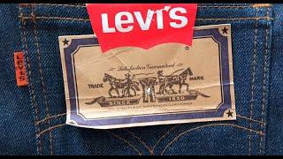 Бельгийский апельсин. Ретро джинсы 70х Levis Orange Tab 632