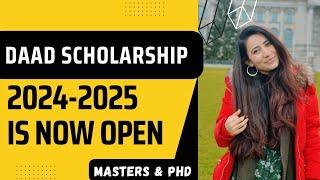 DAAD Scholarship 20242025 for studying in Germany  Masters & PhD