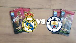 Panini FIFA 365 Adrenalyn XL 2024 Real VS City 4 packs opening