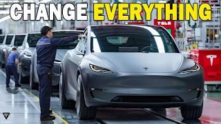 It Happened Elon Musk LEAKED New Tesla Model Y Juniper 2025 Production Change M3P Battery Shocked