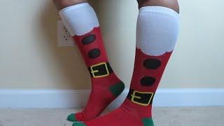 Dollar Tree Christmas Socks Try On Haul