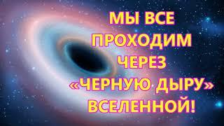 МЫ ВСЕ ПРОХОДИМ В «ЧЕРНУЮ ДЫРУ» ВСЕЛЕННОЙ