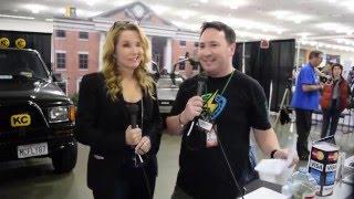 Lea Thompson answers Back to the Future STEM on the Street Trivia Questions at SVCC