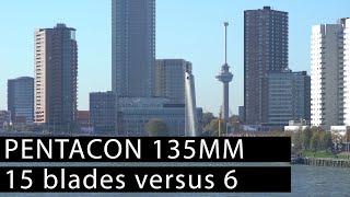 Pentacon 135mm Orestor versus Electric - 15 blades versus 6 Vintage lens comparison