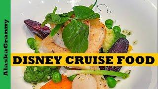 Disney Cruise Food Meals Restaurants Dining Rotations...Disney Wonder