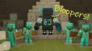 Zombie Army Vs Warden Bloopers Minecraft Animation