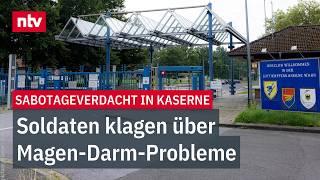 Sabotageverdacht in Kölner Kaserne Soldaten klagen über Magen-Darm-Probleme  ntv