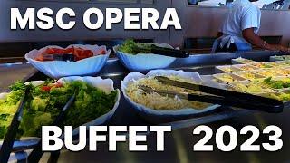 BUFFET on MSC OPERA - 2023